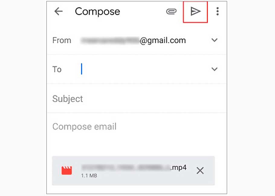compose email to send video file android